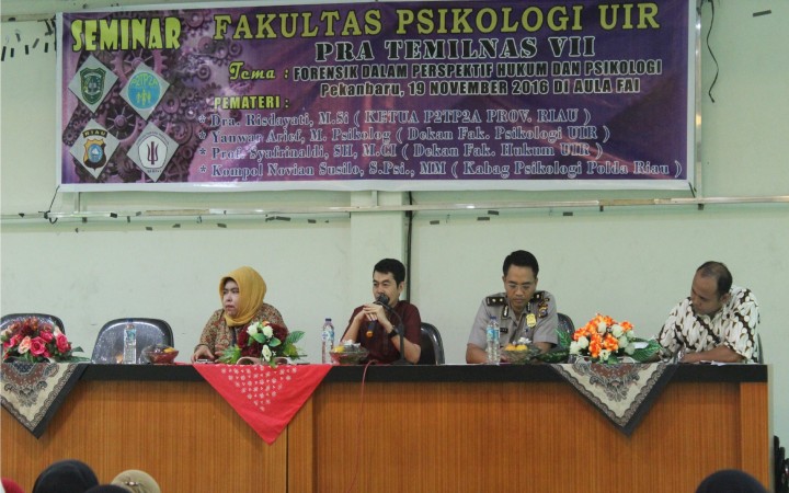 Seminar Pra Temilnas VII Universitas Islam Riau